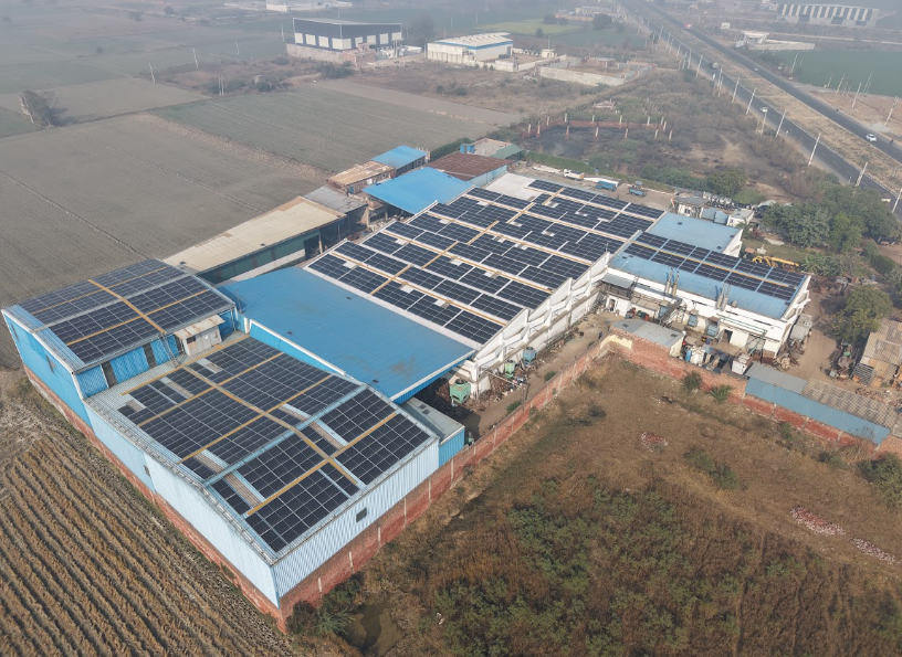 Solar panel installation by NUMBERDAR SOLAR ENERGY, a leading solar epc company in Rohtak, Haryana